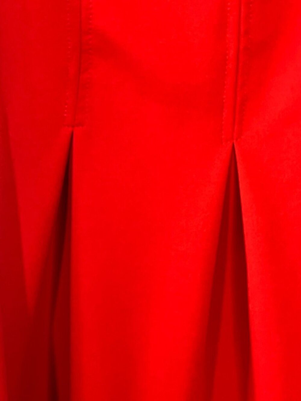 Alya Dress Womens Small Red Fit Flare Pleated Sleeveless Career Party - Picture 5 of 12